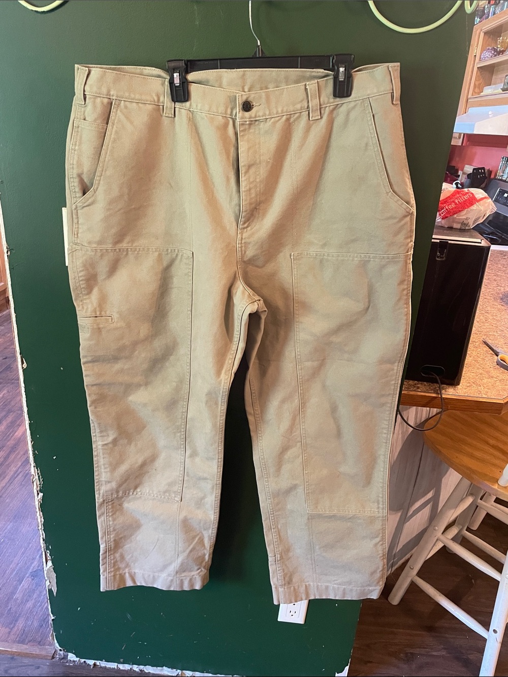 Gander Mountain Double Knee Work Pants Size 44x32 Workware